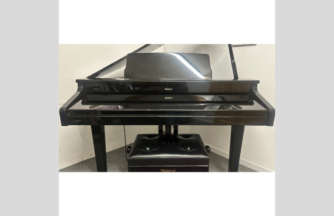 Roland HP737 Polished Ebony Digital Grand Piano, Used - Complete Package (SN:ZOGO174) - Image 3